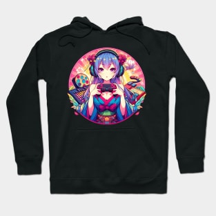 Otaku kawaii gamer girl Hoodie